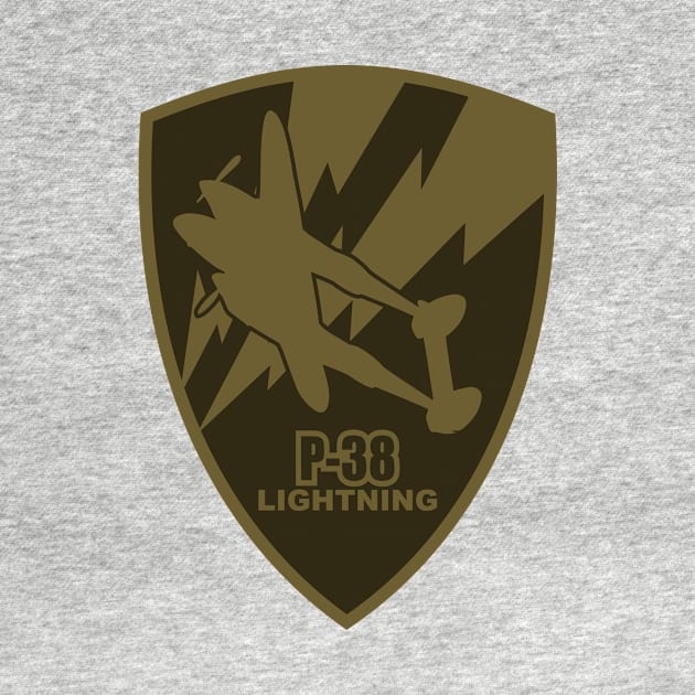 P-38 Lightning Patch by Tailgunnerstudios